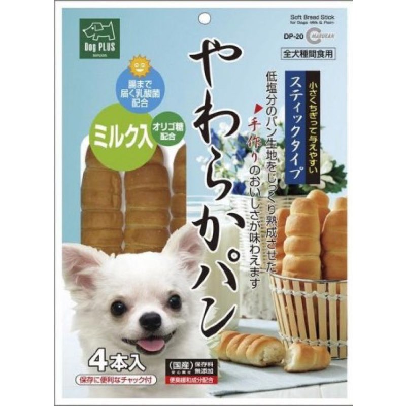 Marukan Soft Bread Stick Milk Dog Treat
