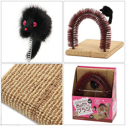Marukan Massage Brush Cat Scratcher