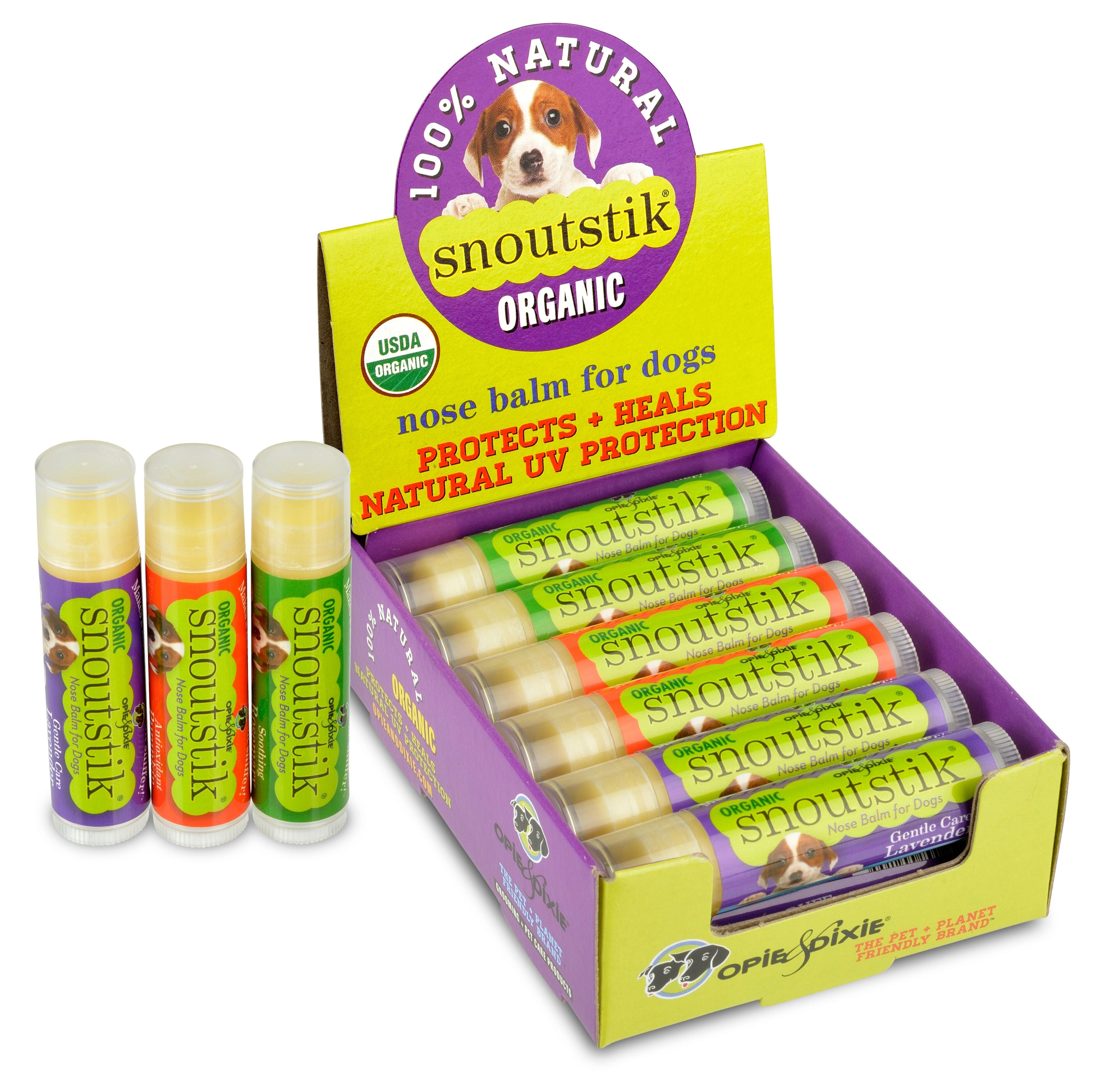 Opie & Dixie Organic Snoutstik Pumpkin Nose Balm For Dogs