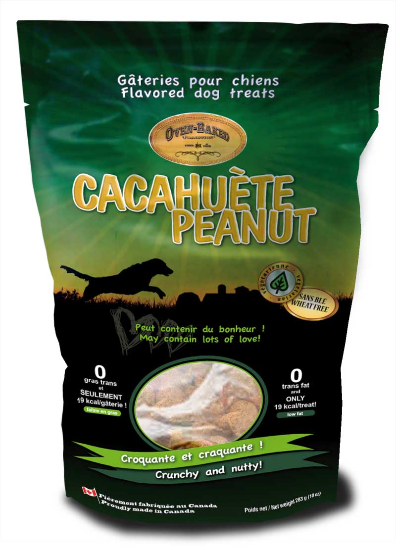 Oven-Baked Tradition Wheat-Free Peanut Dog Treat 283g