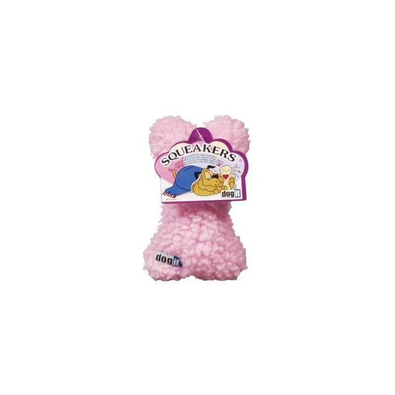 Dogit Squeakers Fleece Bone Dog Toy
